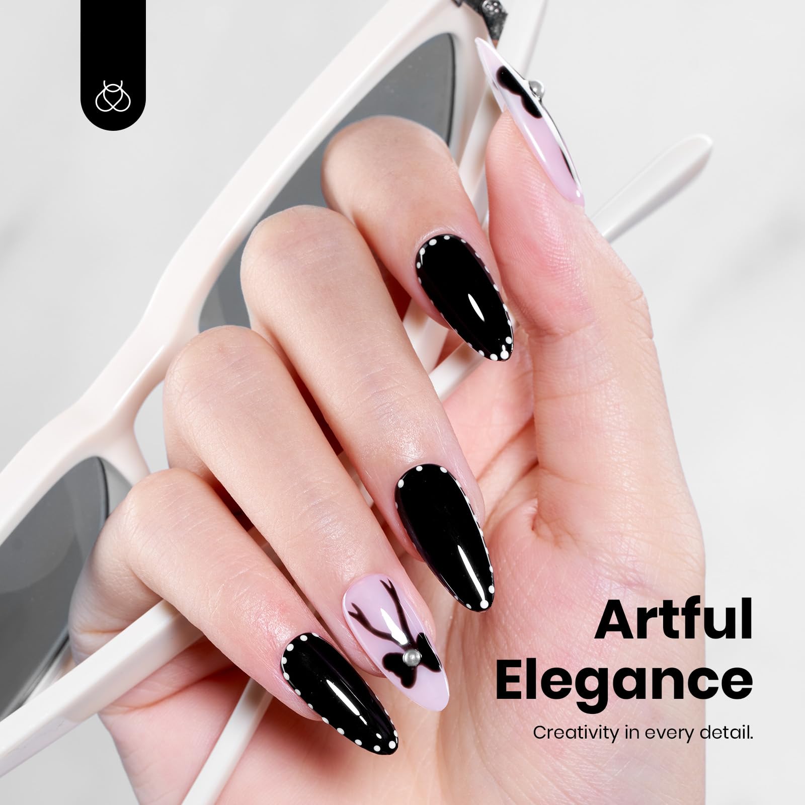Beetles Gel Polish HEMA-free icon on packaging.