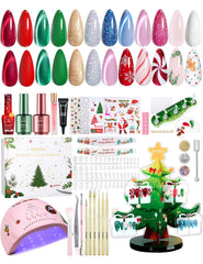 Beetles Gel Polish Kit 12-color gel-nail-colors for versatile at-home salon looks
