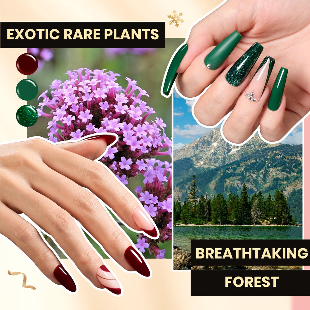 Beetles Gel Polish Kit base and top coats deliver durable glossy finishes.