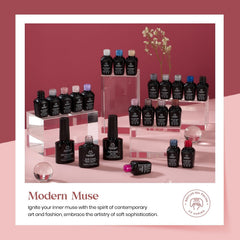 Beetles Gel Polish Kit burgundy glitter nails offer bold yet elegant options.