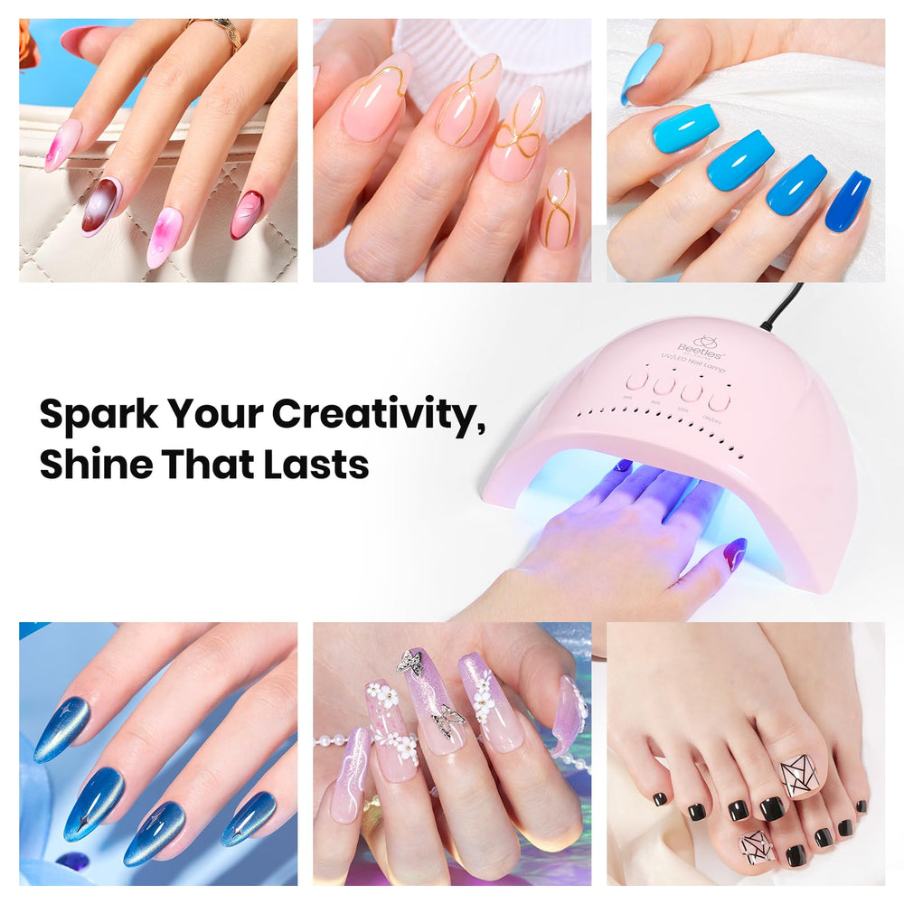 Beetles Gel Polish lamp DIY manicure ready for fast, salon-like results.