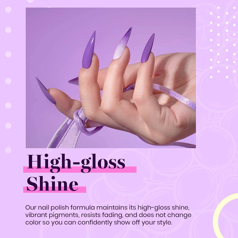 Beetles gel polish lavender bottle captures a soft, chic look for daily wear.