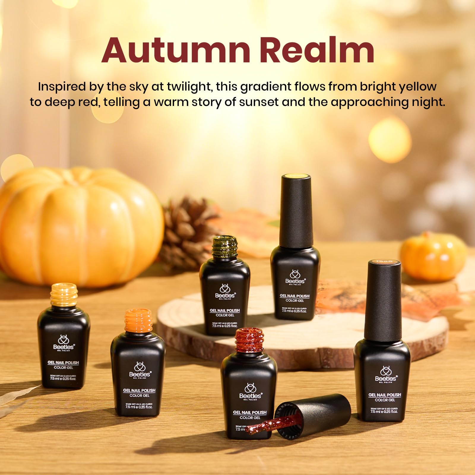 Beetles Gel Polish LED Lamp Application image demonstrates quick cure in minutes.