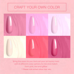 Beetles Gel Polish Love You A520 swatch presents romance pink with lasting shine