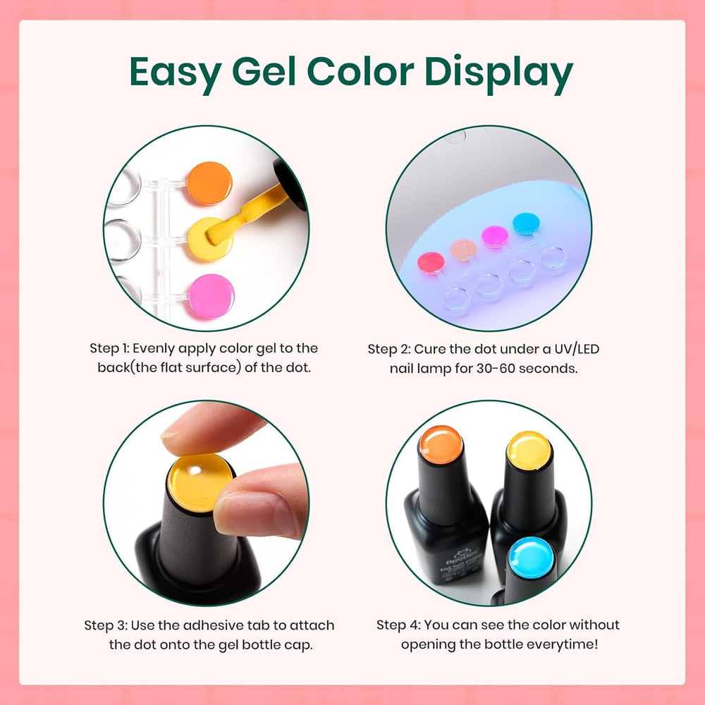 Beetles rainbow nails palette on nails demonstrates smooth application and even coverage