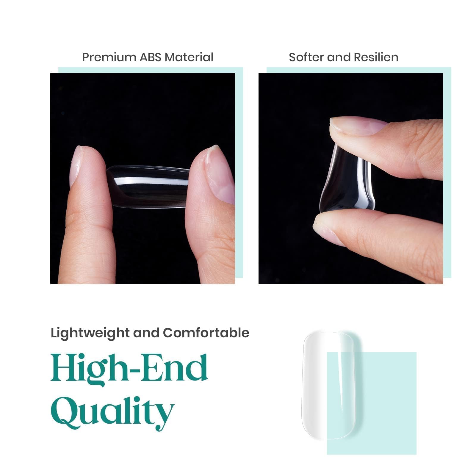 Beetles Gel Polish pre-shaped tips require no shaping, saving time for precise manicures.