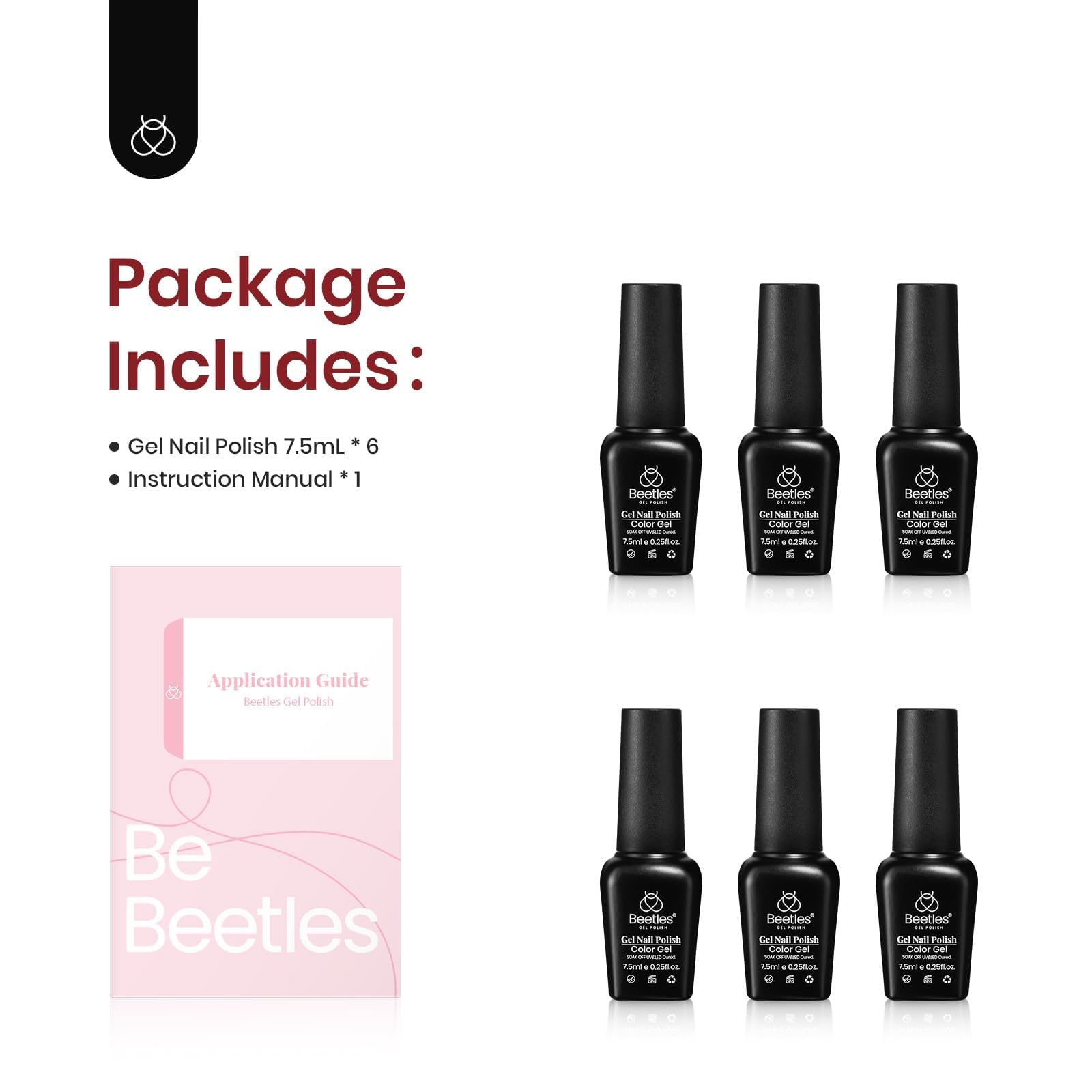 Beetles Gel Polish Ruby Sonatas Glitter adds festive sparkle and versatile layering for party nails.
