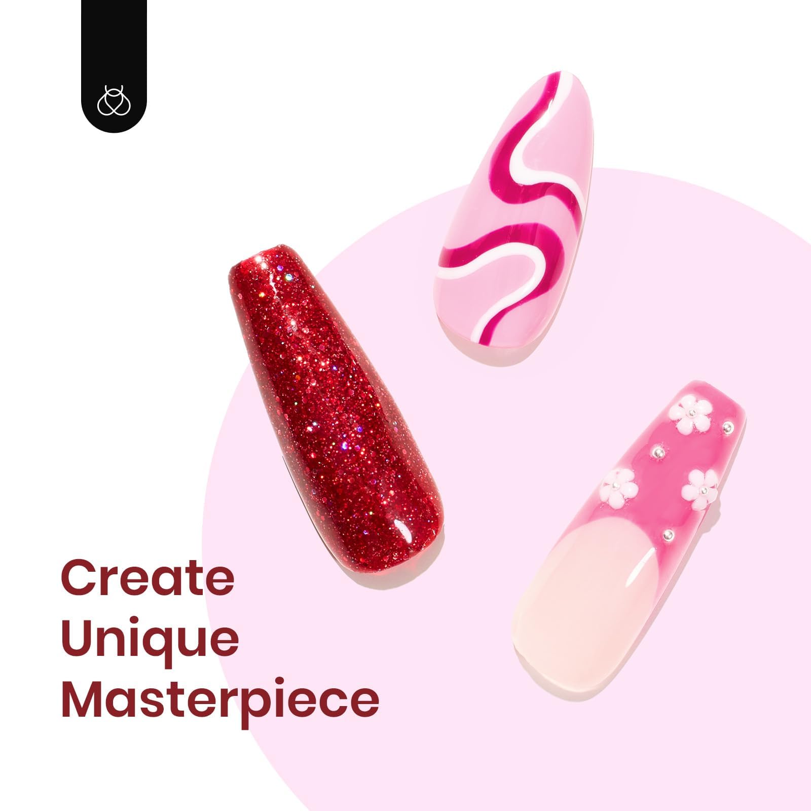 Beetles Gel Polish Ruby Sonatas Red highlights classic shade with glassy finish and chip resistance.