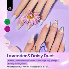 Beetles Gel Nail Polish Set base and top coats provide lasting shine.
