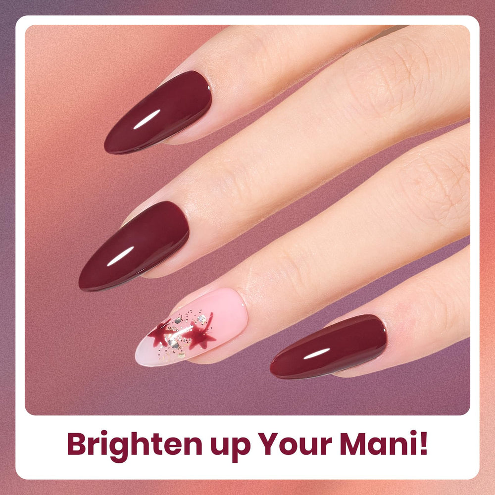Beetles Gel Polish gold glitter bottle captures sparkly accent for festive nails.