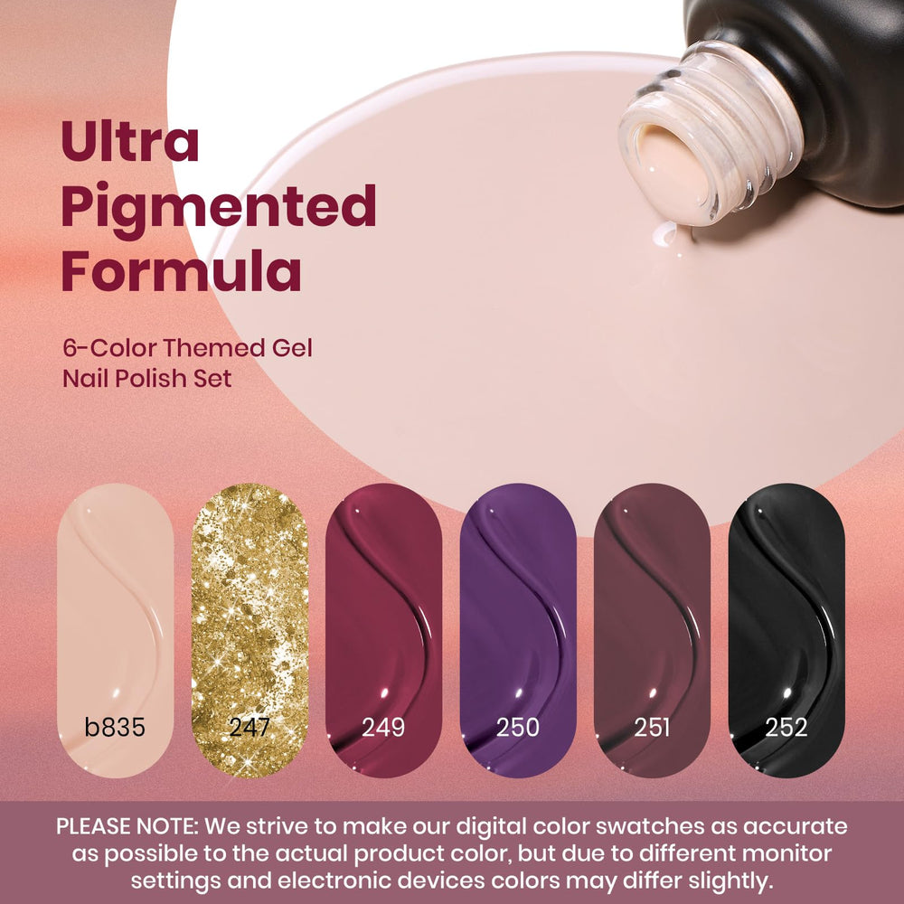 Beetles Gel Polish plum bottle showcases deep shade for elegant nail art.