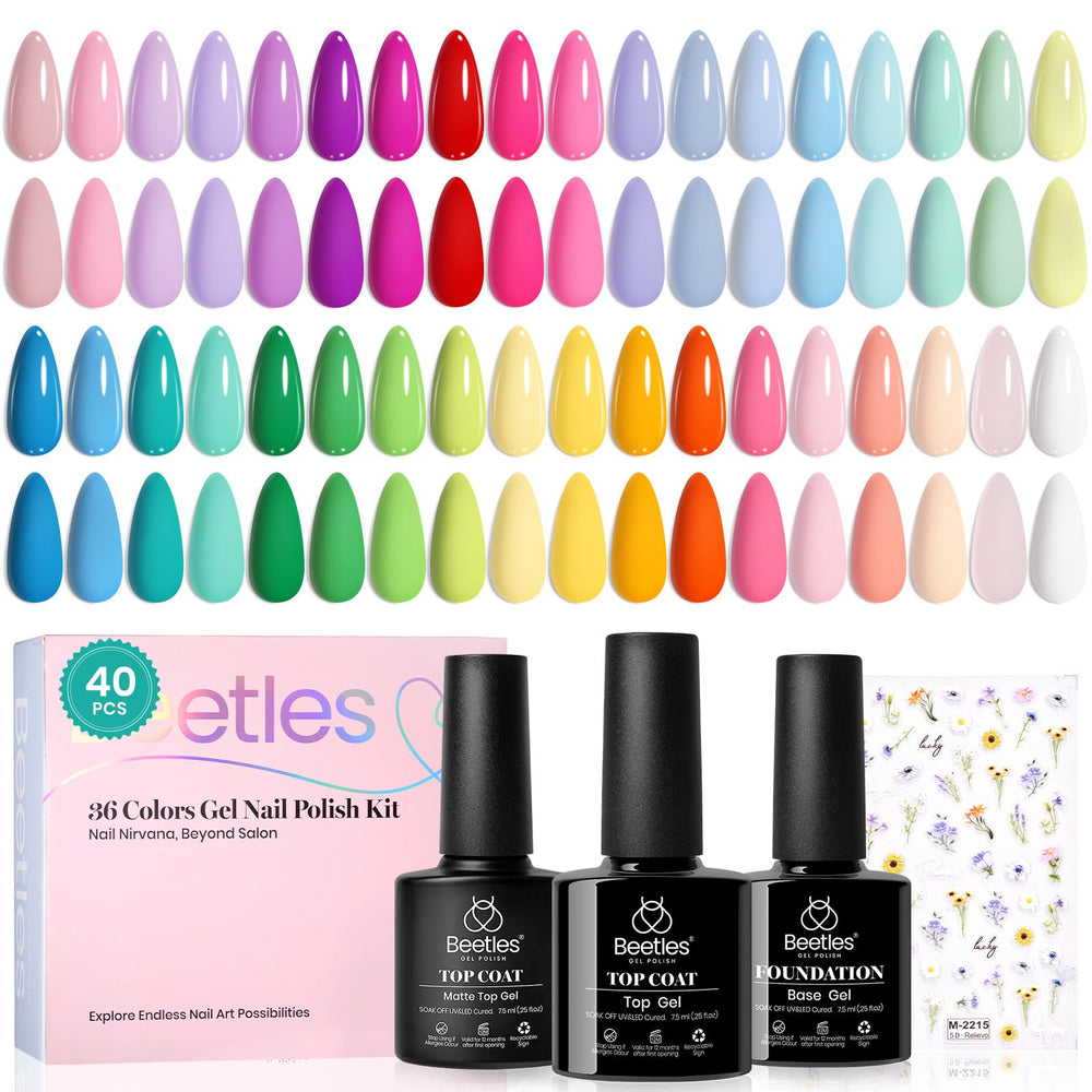 Beetles Gel Nail Polish Set gift idea for women during holidays.