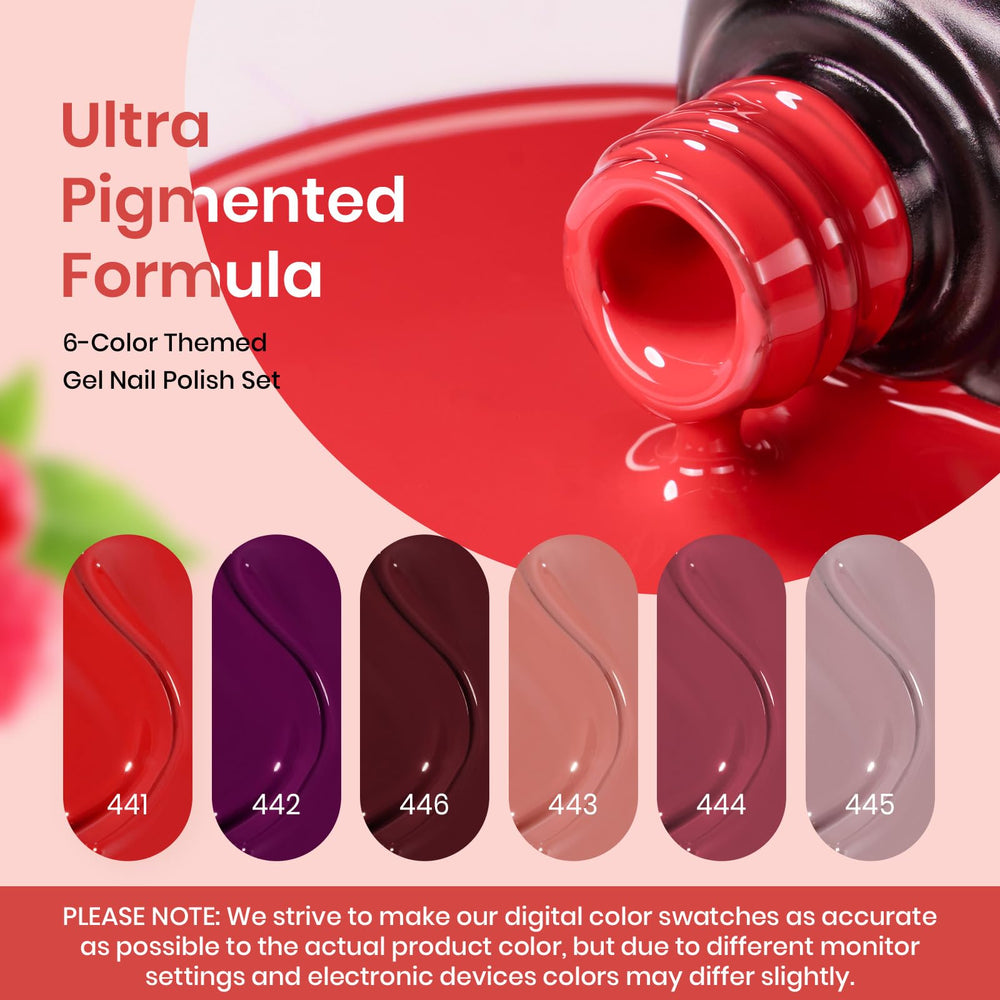 Beetles Gel Polish Set Purple swatch for glamorous-style nails