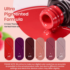 Beetles Gel Polish Set Purple swatch for glamorous-style nails