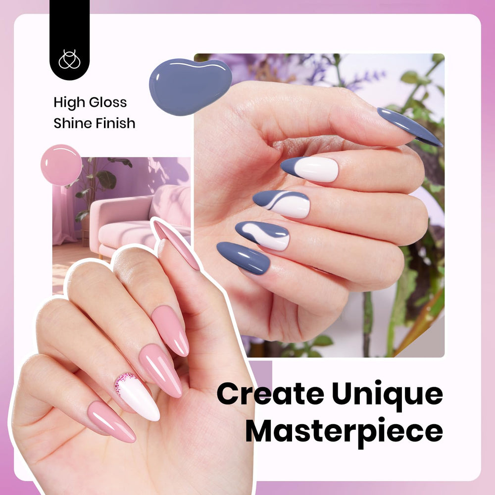 Beetles gel polish under UV/LED lamp curing scene for quick at-home manicures