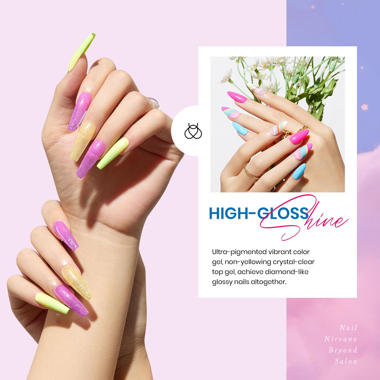 Beetles UV-LED Lamp enables quick curing for easy manicures.
