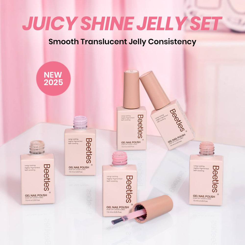 Beetles gift-ready jelly gel polish set perfect for gifting