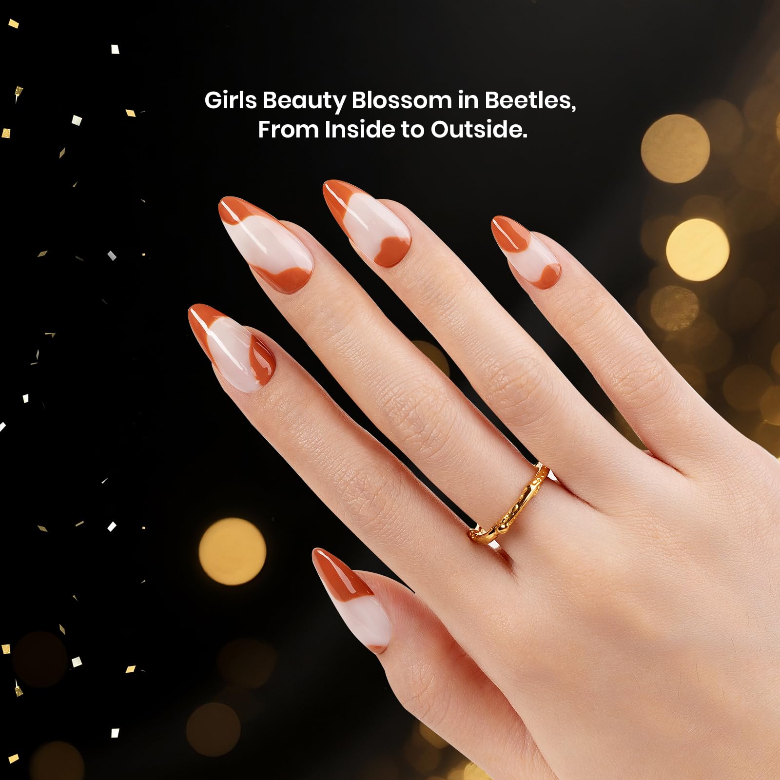 Beetles Gift set for women, perfect for holiday nails.