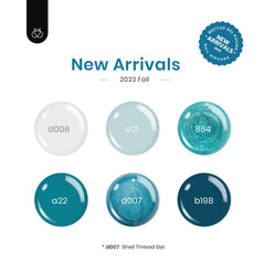 Beetles Glitter Blue gel polish bottle with shimmer for ocean effects