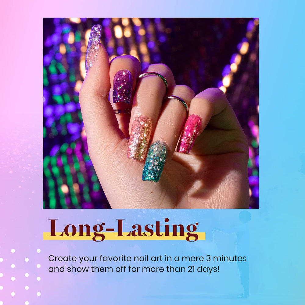 Beetles Glitter Gel Polish Gold Glitter adds radiant accent for holiday looks