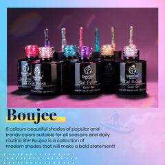 Beetles Glitter Gel Polish Pink Glitter on nails shows luxe shimmer for parties