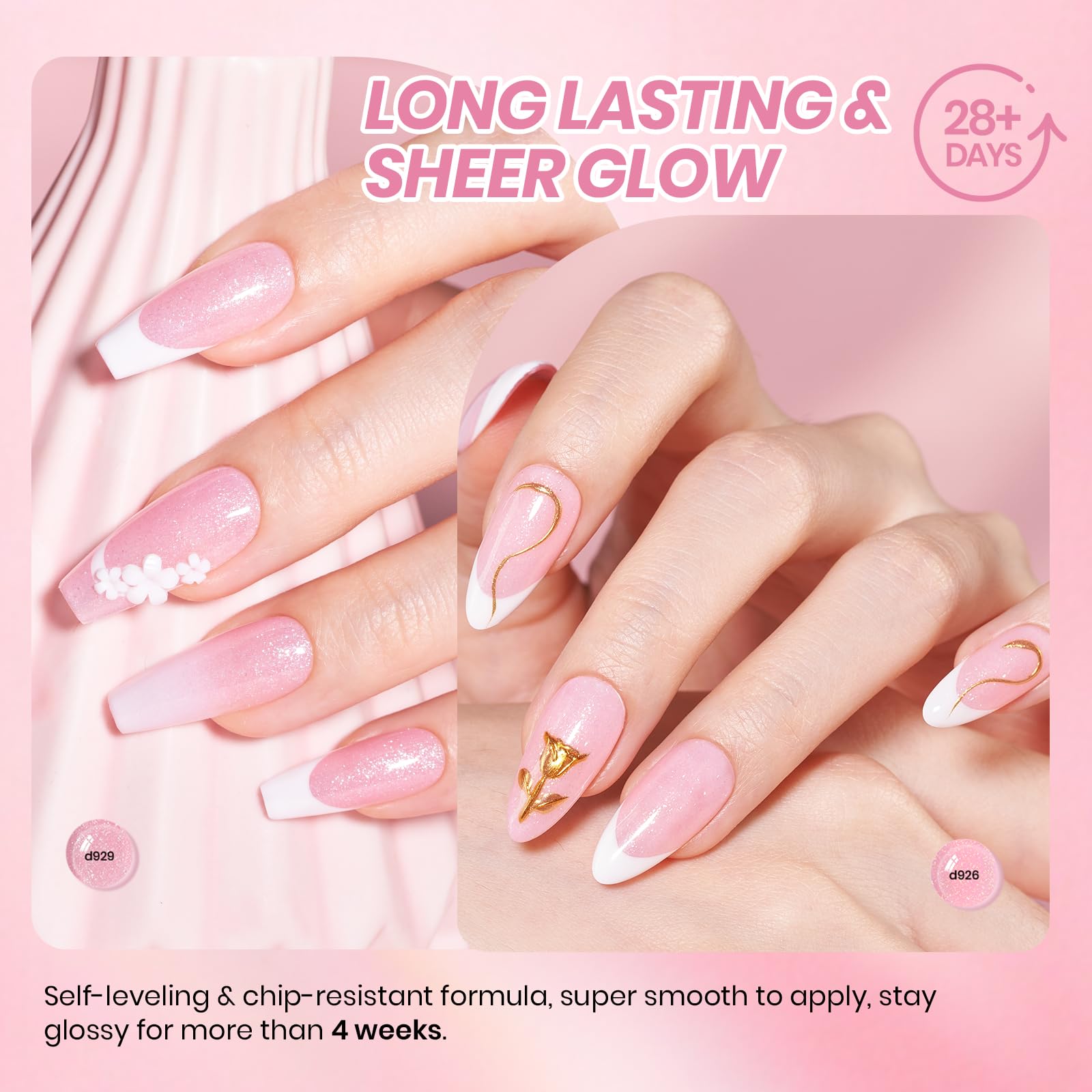 Beetles Glossy Pink Nail Art Shot — high-gloss finish for salon-inspired manicure.