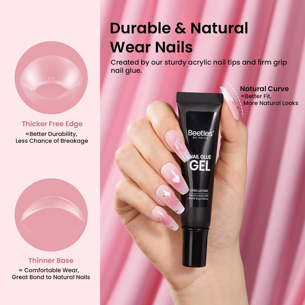Beetles half-matte Etch-X coffin tips provide durable adhesion.