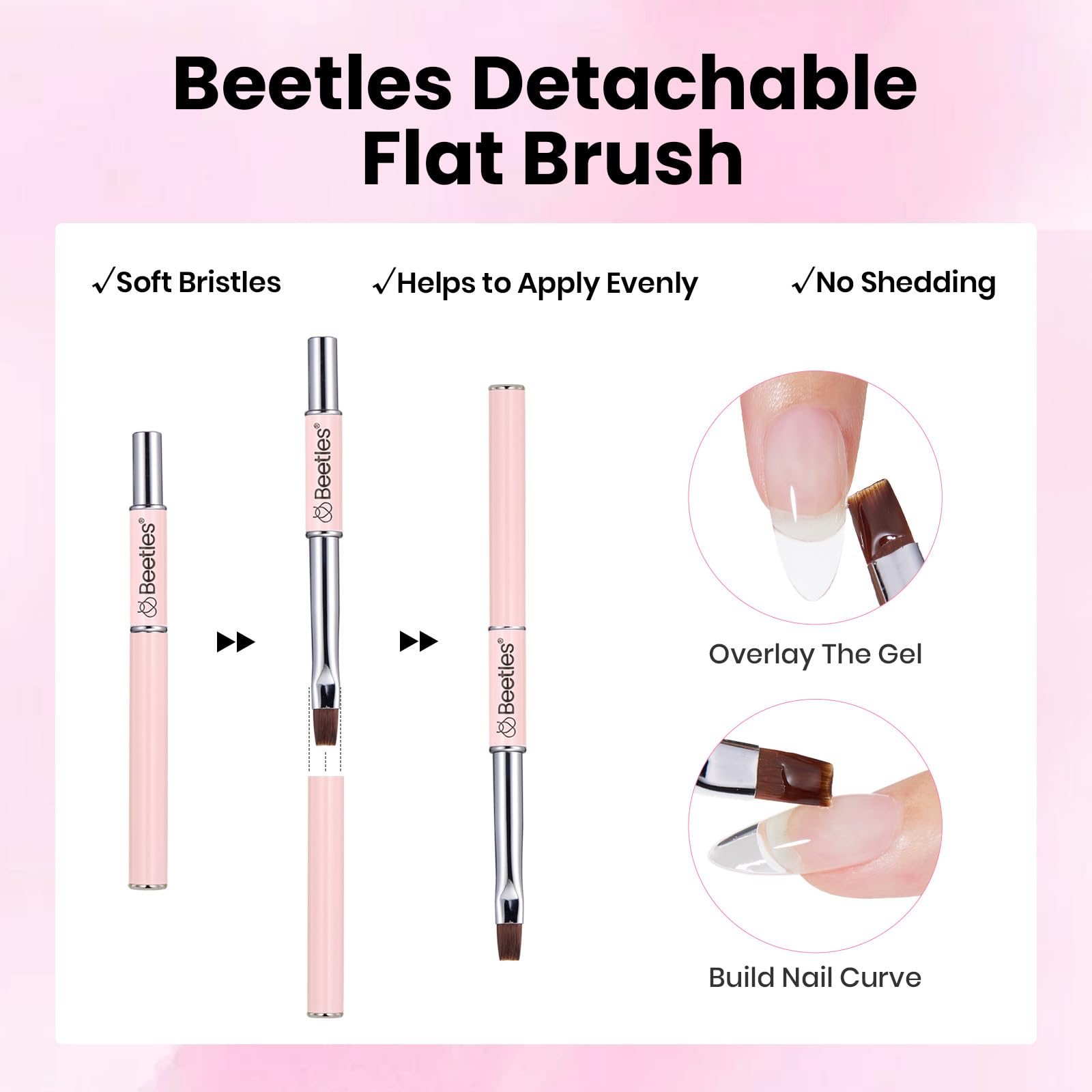 Beetles Hema Free Hard Gel demonstrates flexible yet strong formula for nail durability