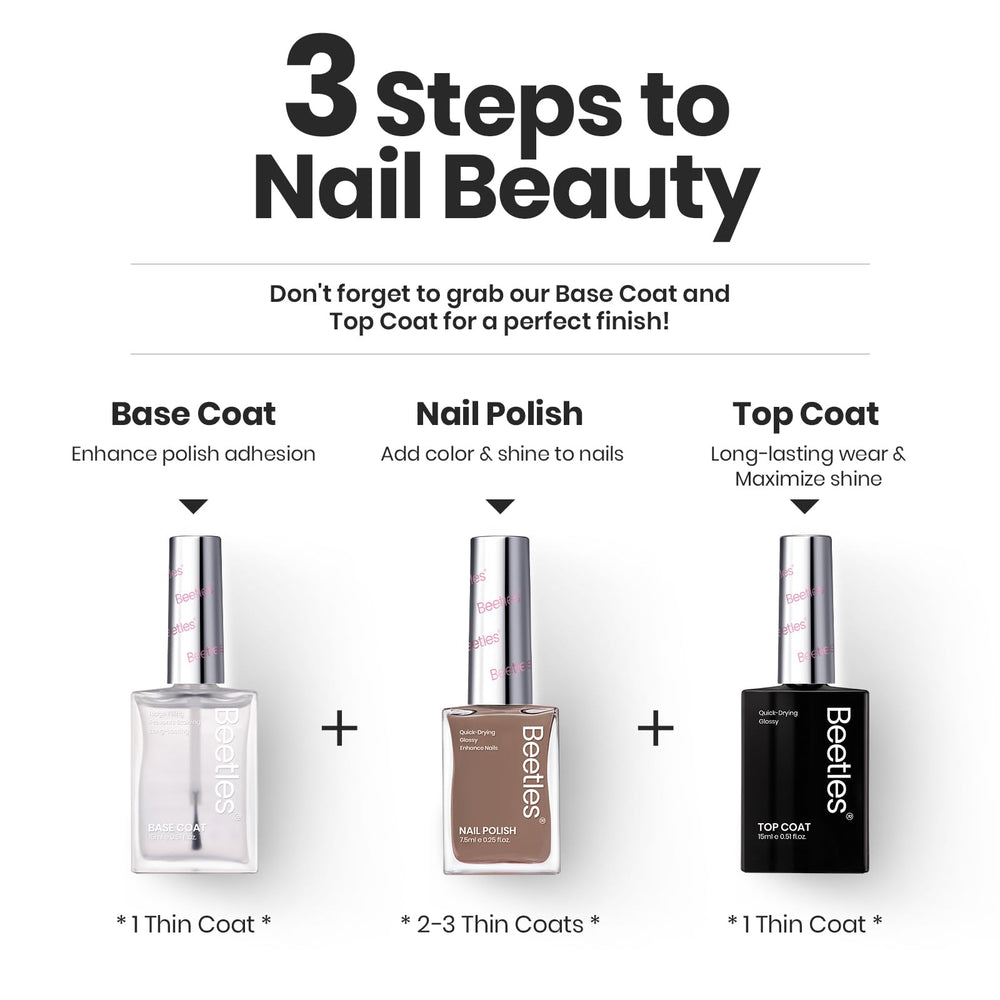 Beetles Coconut Mousse shades ideal for Christmas and holiday nail art ideas.