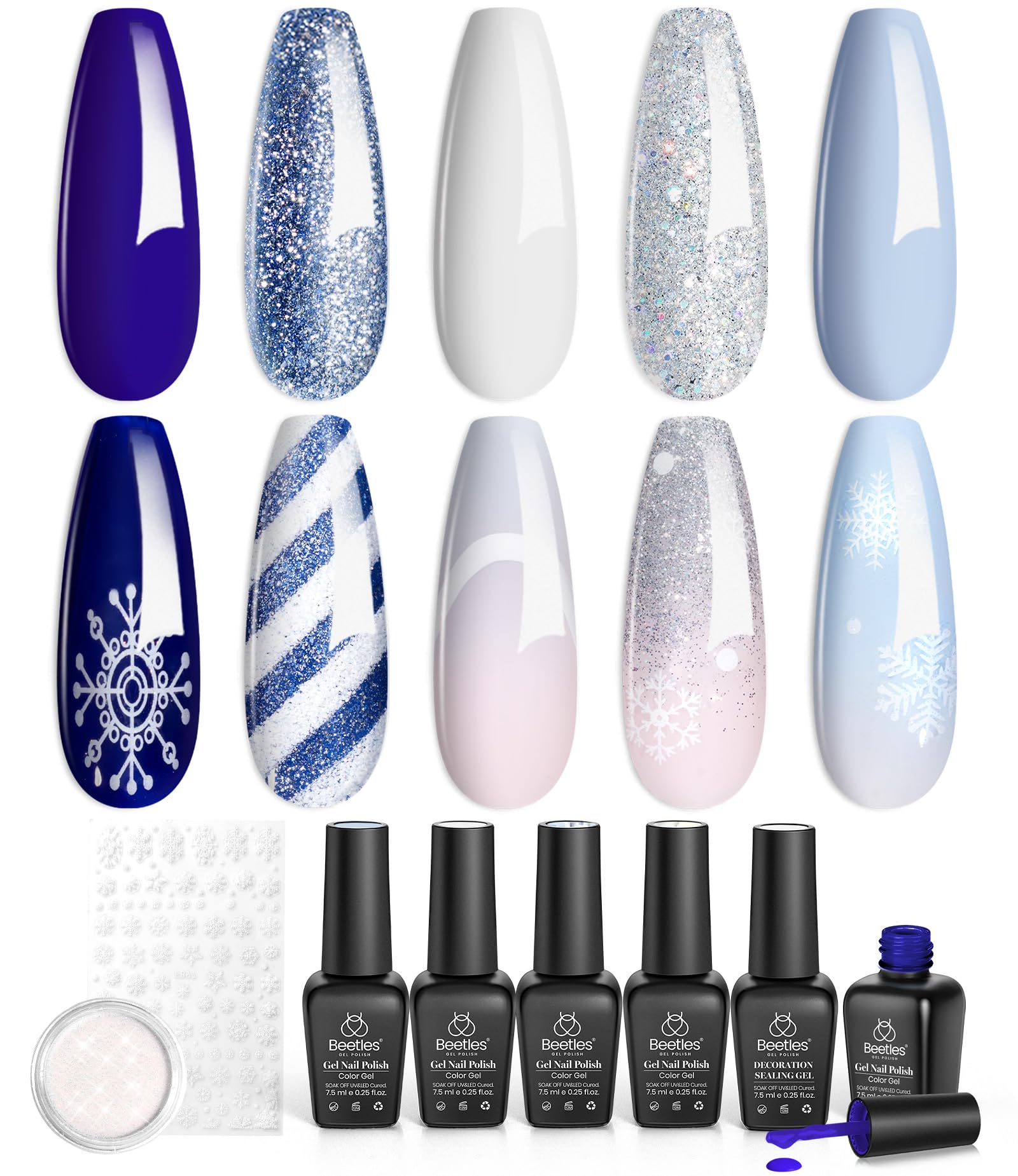 Beetles holiday packaging gift idea image suggesting a thoughtful nail art gift