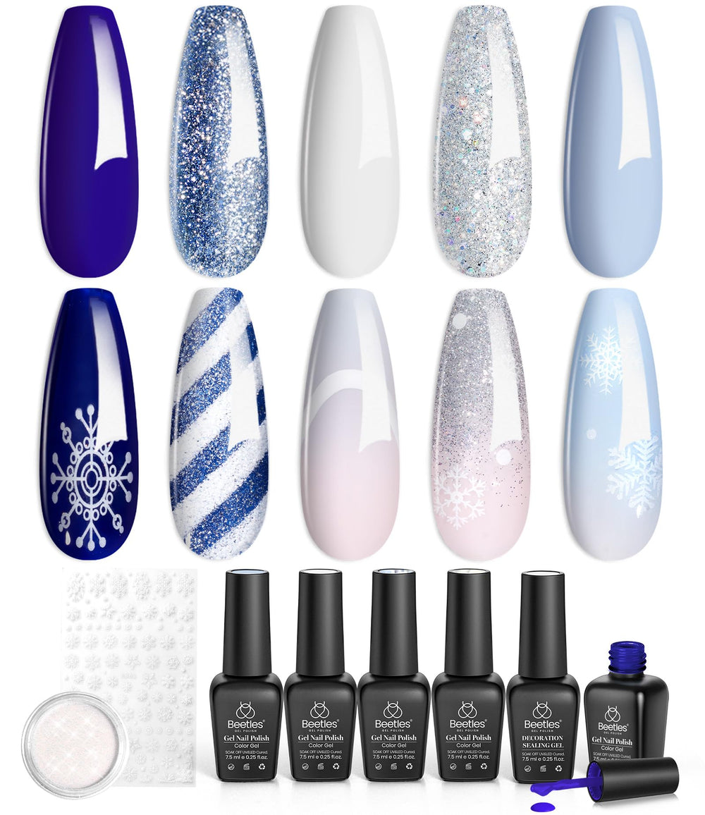 Beetles holiday packaging gift idea image suggesting a thoughtful nail art gift