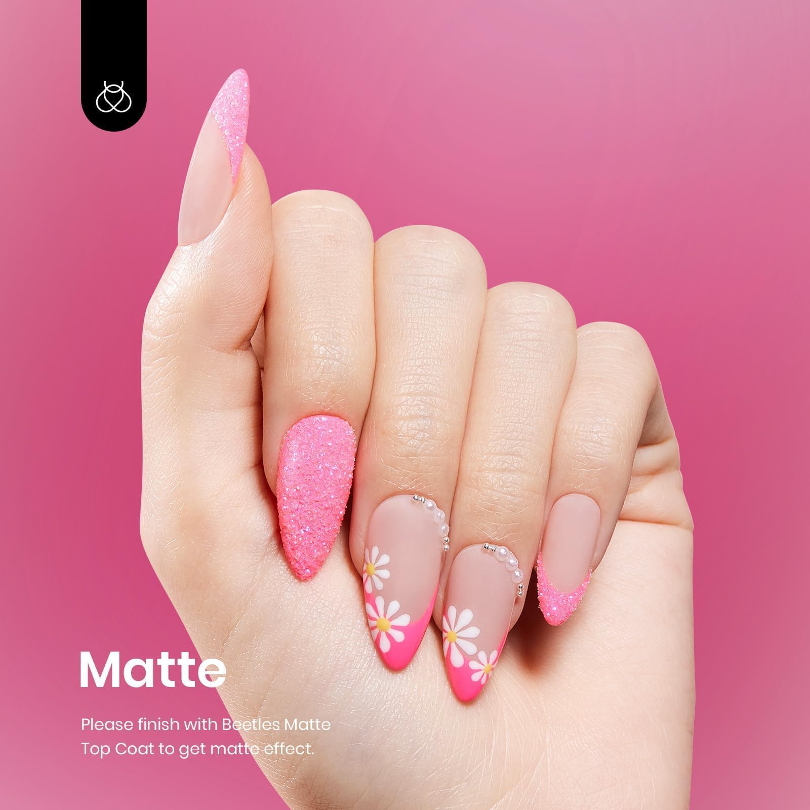 Beetles Hot Pink gel polish gift-ready packaging appealing for moms.