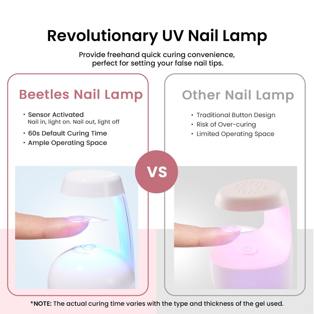 Beetles included nail file for shaping and prep.