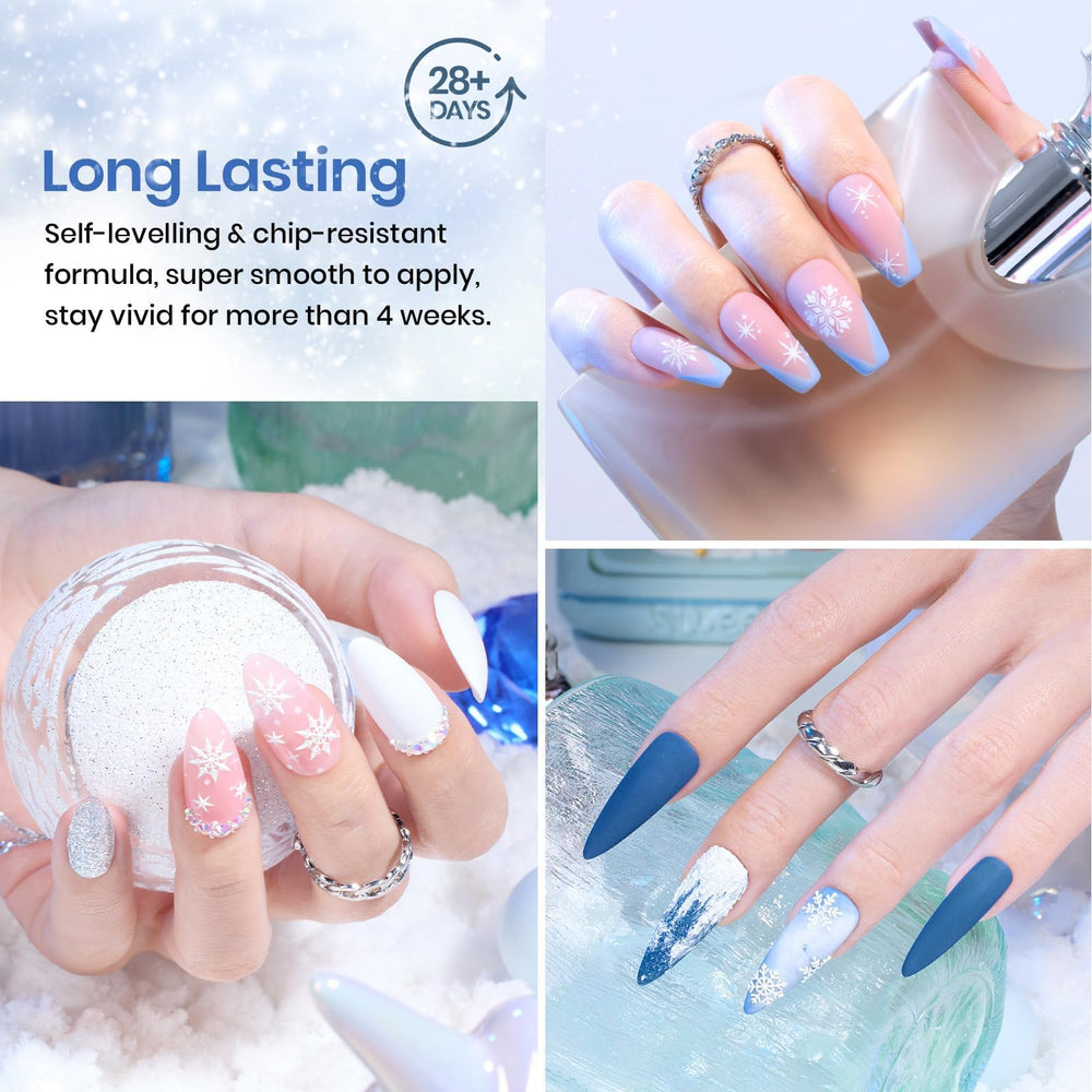 Beetles Invierno curado con LED para secado rápido.