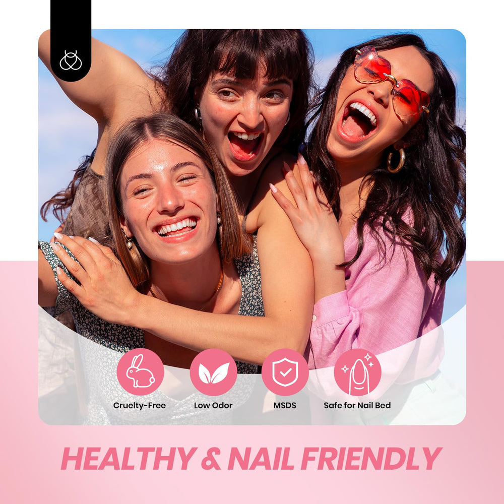Beetles 28+ days wear glossy finish promote long-lasting nails