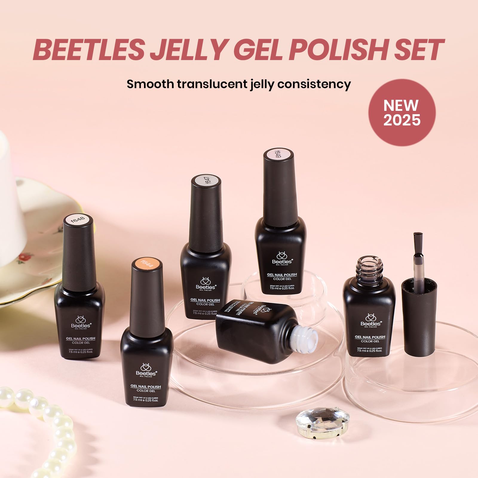 Beetles Jelly Gel Nail Polish gift idea appeals for birthdays and holidays.