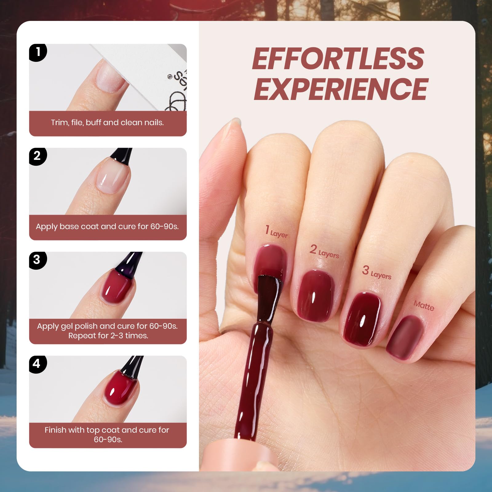Beetles Jelly Gel Nail Polish Set compact gift-ready packaging for gifting.