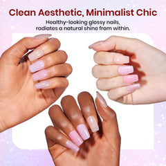 Beetles Jelly Gel Nail Polish Set pearls and rhinestones for elegant accents