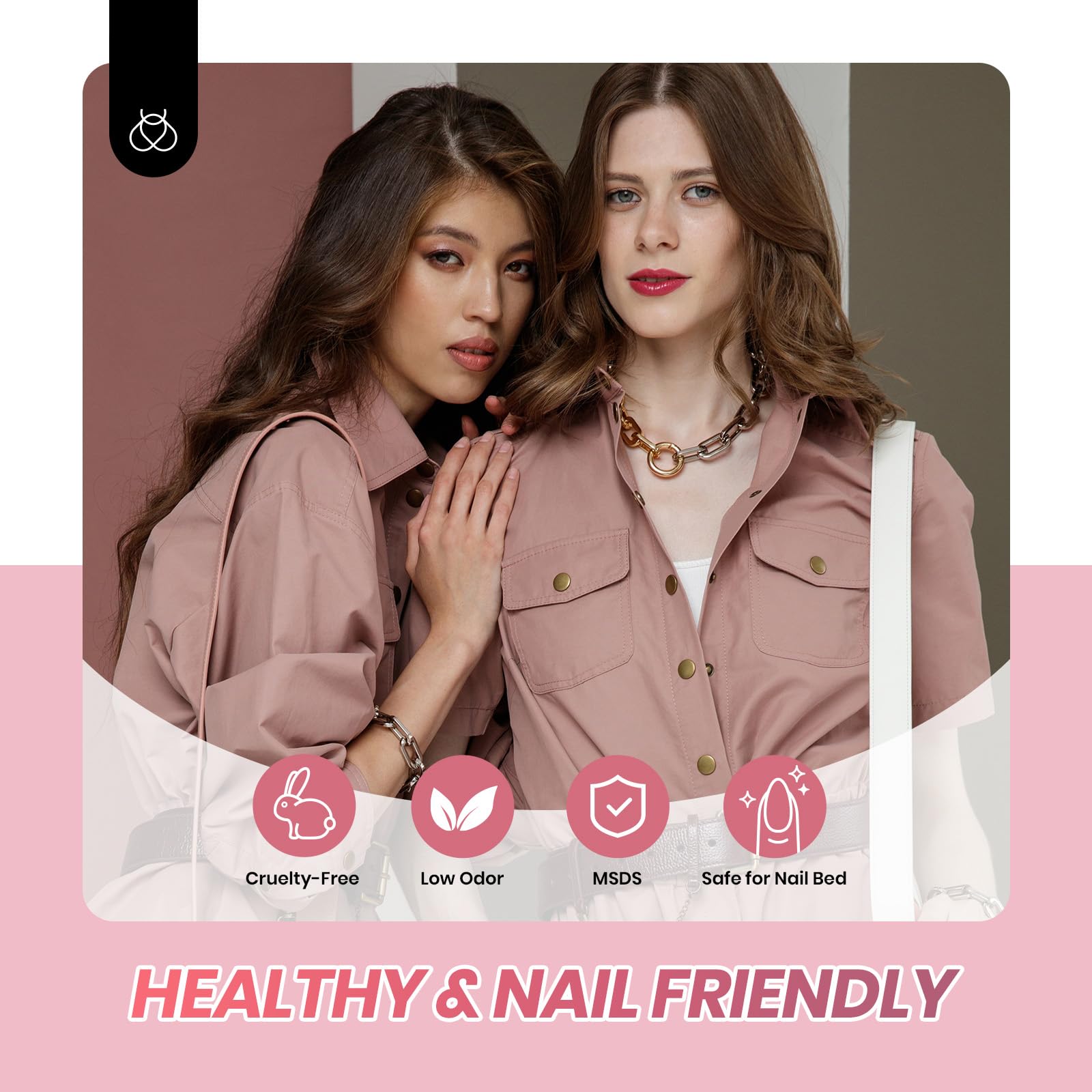 Beetles Jelly Gel Nail Polish Set ultra-gloss finish captures high-shine results after cure