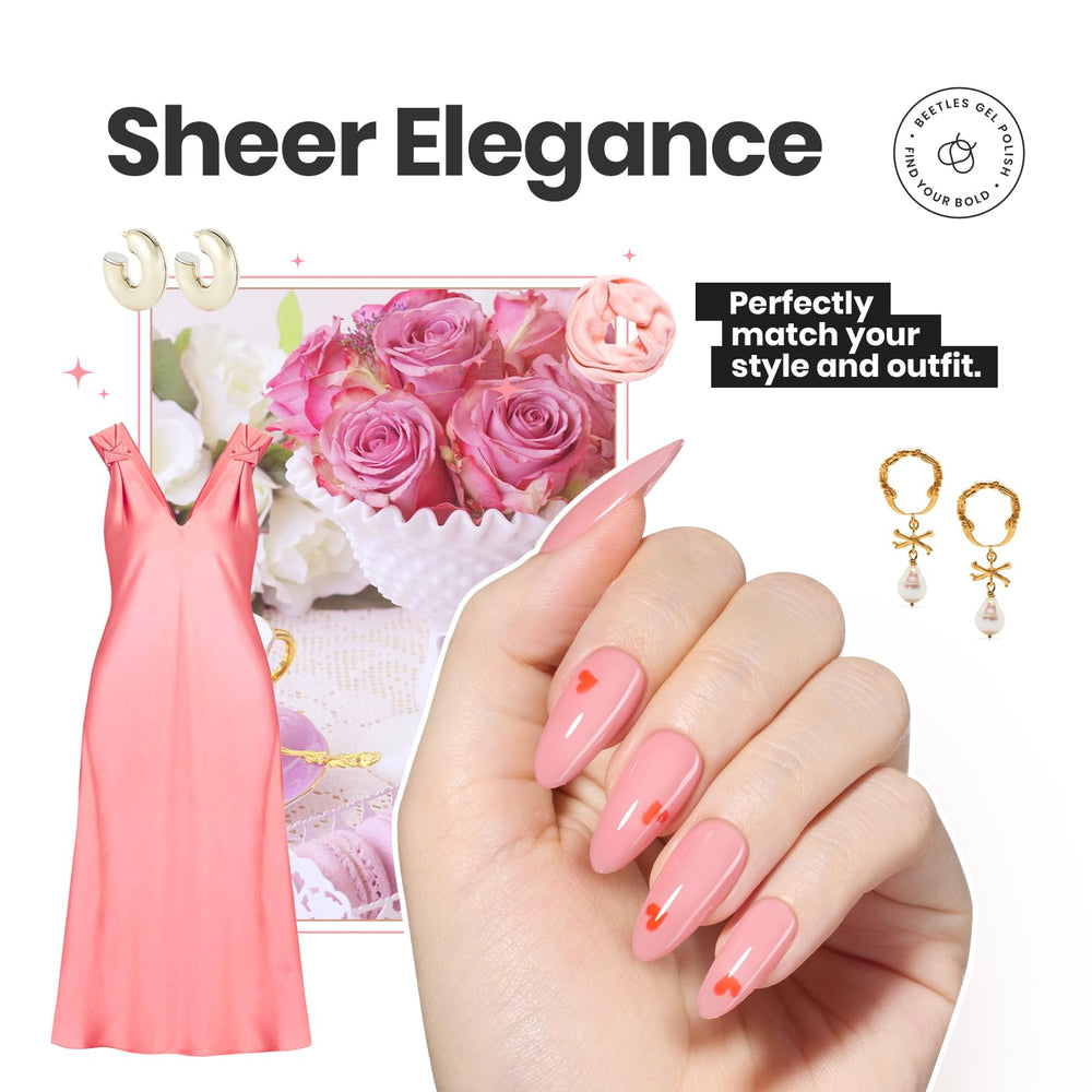 Beetles Jelly Nail Polish: long-lasting wear that resists chipping.