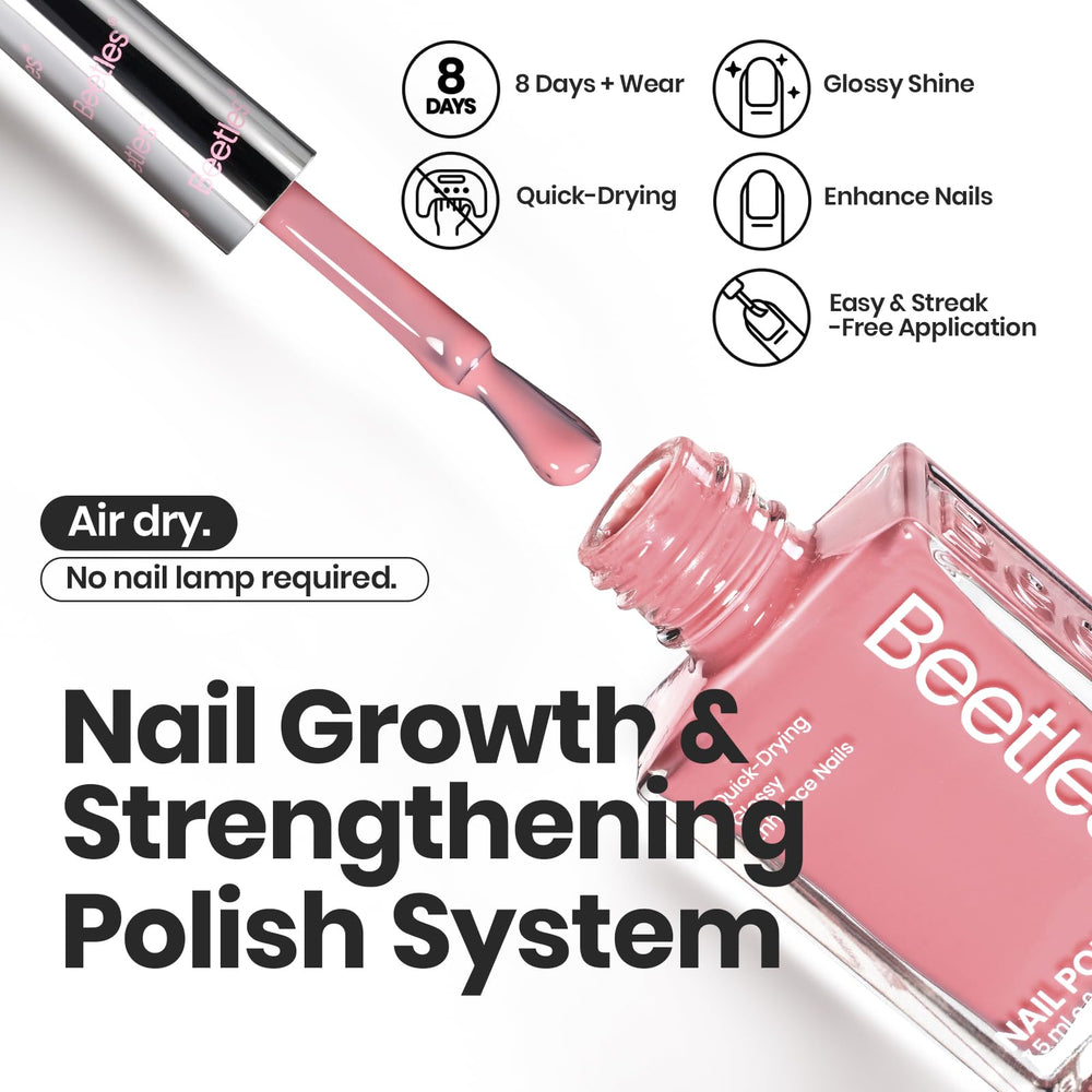 Beetles Jelly Nail Polish: nourishing formula supports nail health while coloring.