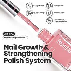 Beetles Jelly Nail Polish: nourishing formula supports nail health while coloring.