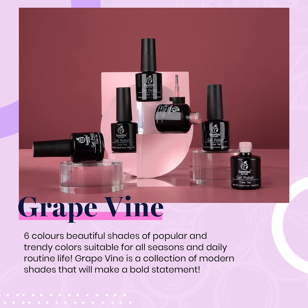 Beetles LED nail lamp compatibility shows quick curing under LED for faster manicures.