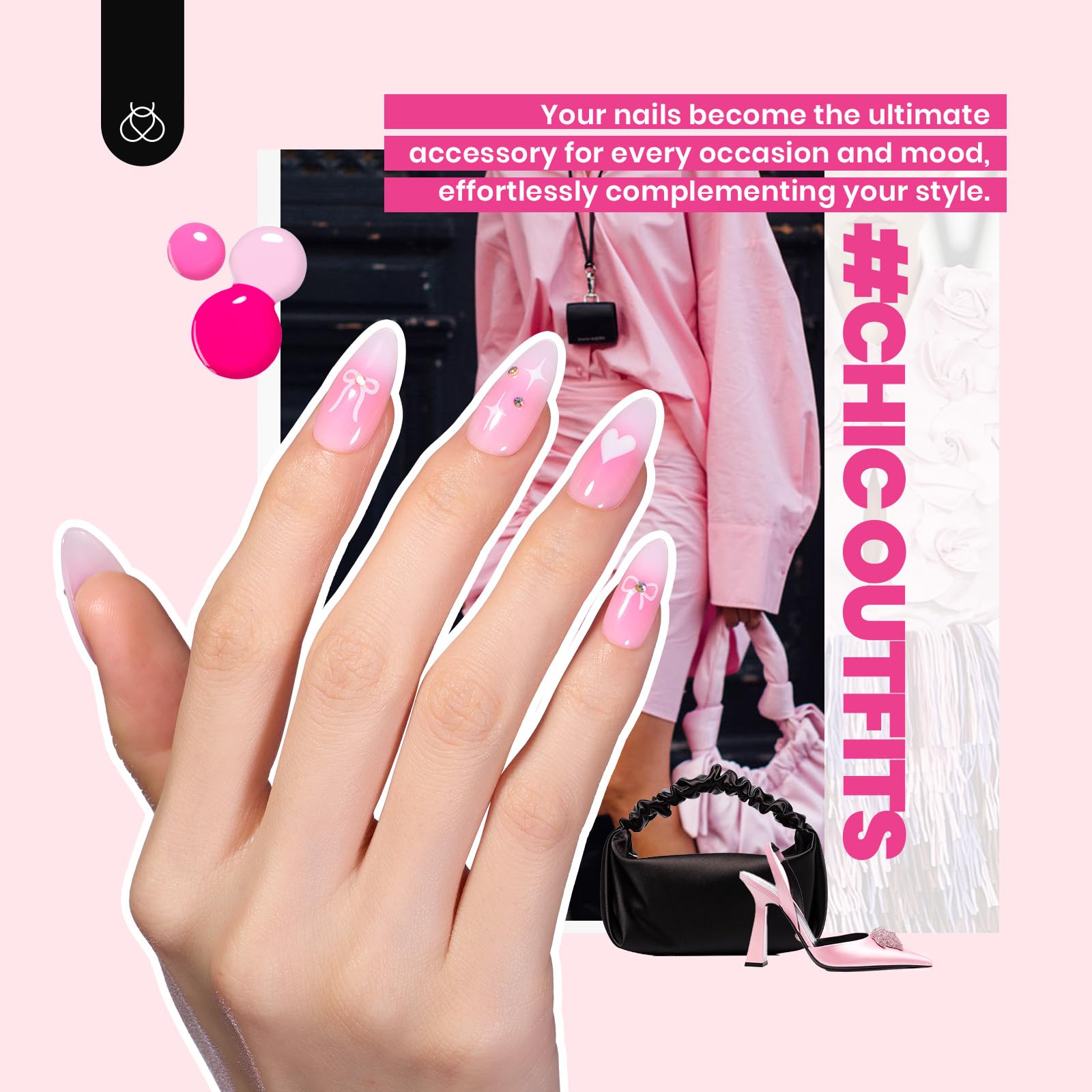 Beetles LED Nail Lamp UV/LED for fast, even curing.