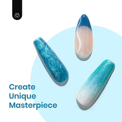 Beetles Light Turquoise gel polish bottle for fresh mermaid tones
