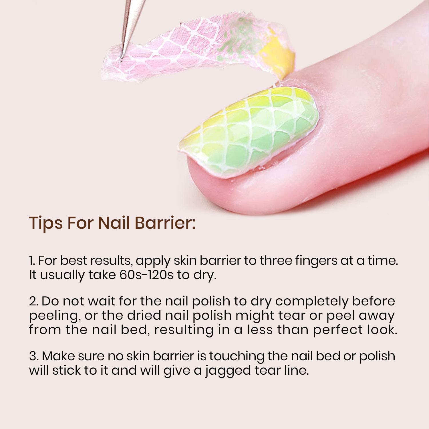 Beetles Liquid Latex peel-off finish makes cleanup quick and tidy