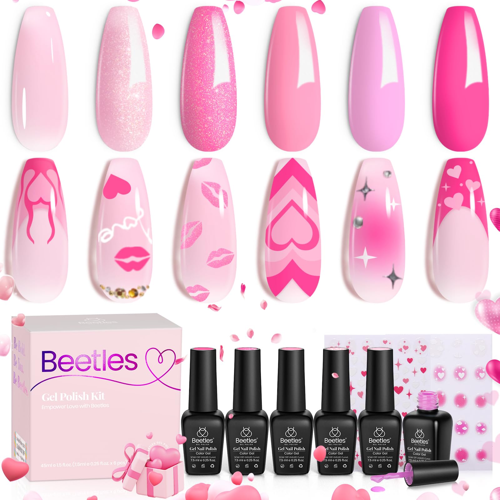 Beetles Low-odor, chemical-free gel polish bottle for a healthy manicure