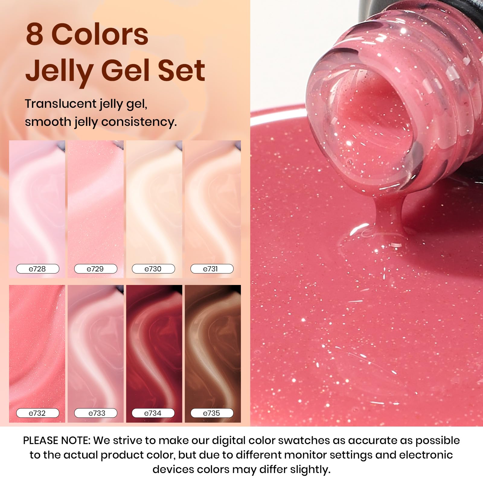 Beetles Milky Pink nail polish swatch showing soft, elegant finish.