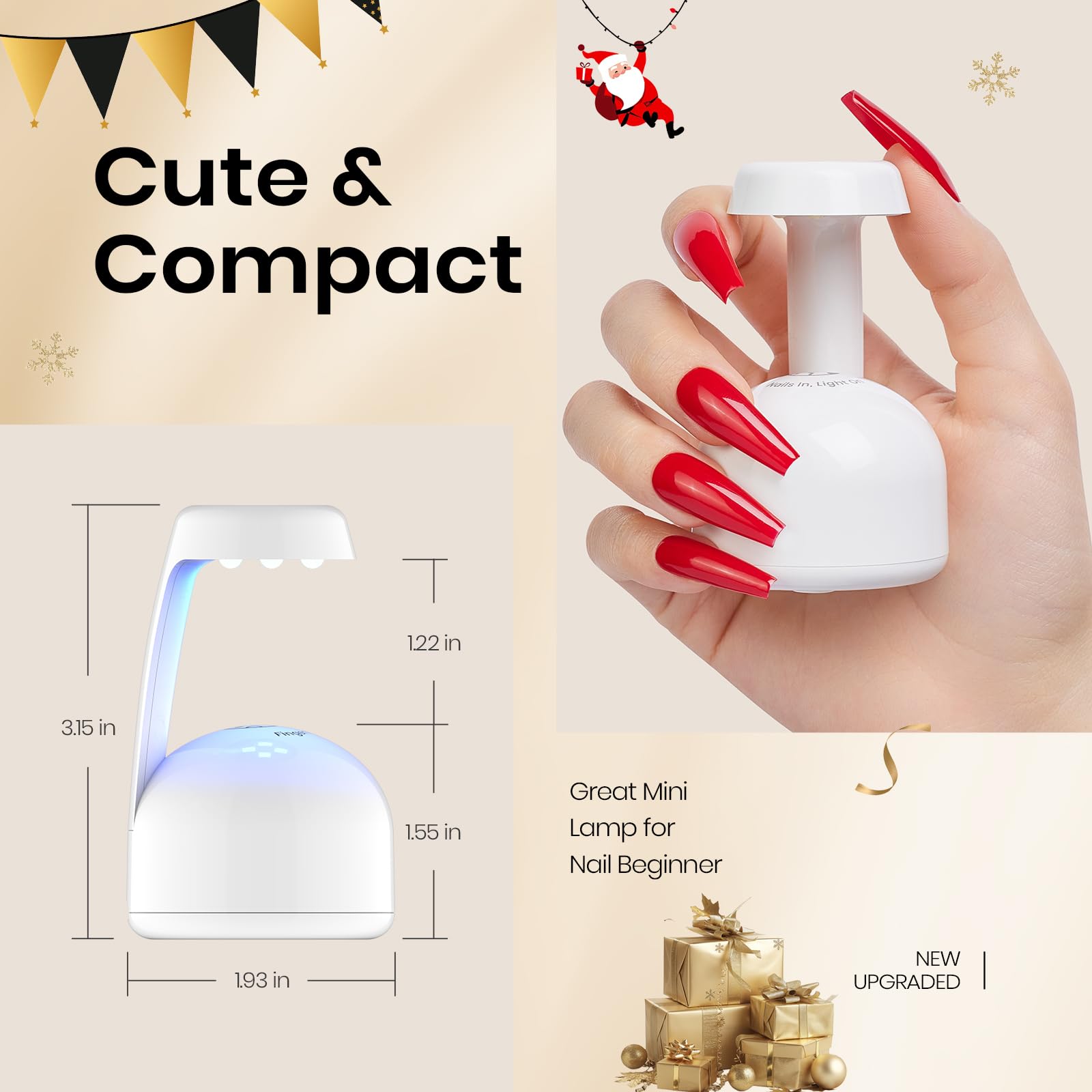 Beetles Mini UV Light smart sensor for convenient curing