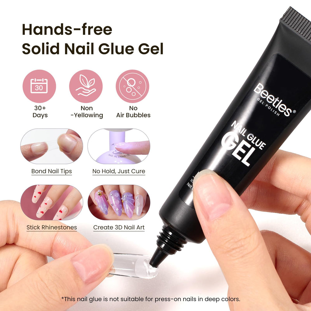 Beetles mini UV nail lamp for quick at-home curing.